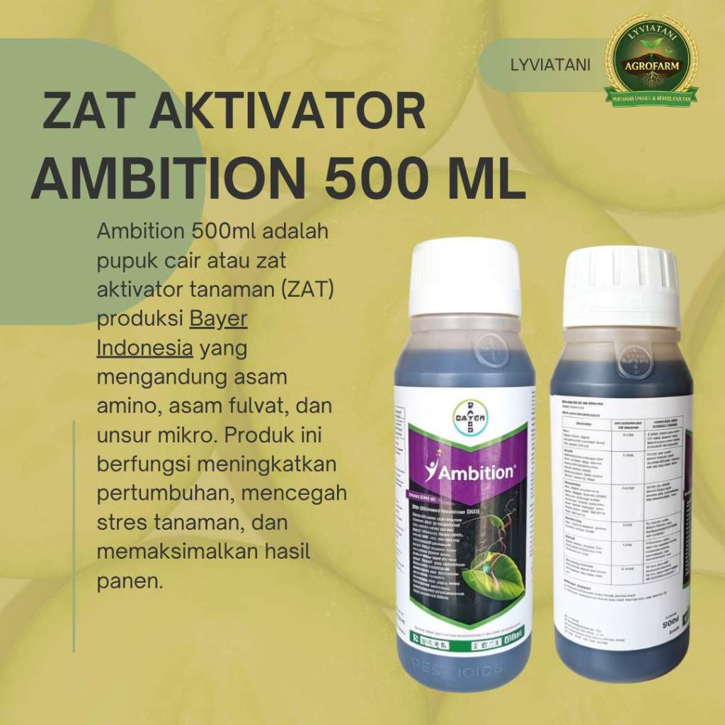 Ambition 500 ml - Ambition Zat Aktivator Tanaman Bayer