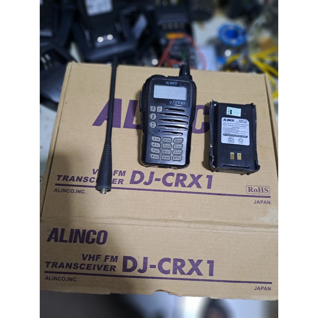HT ALINCO CRX1 BATANGAN WALKIE TALKIE ALINCO CRX-1 VHF NORMAL BEKAS