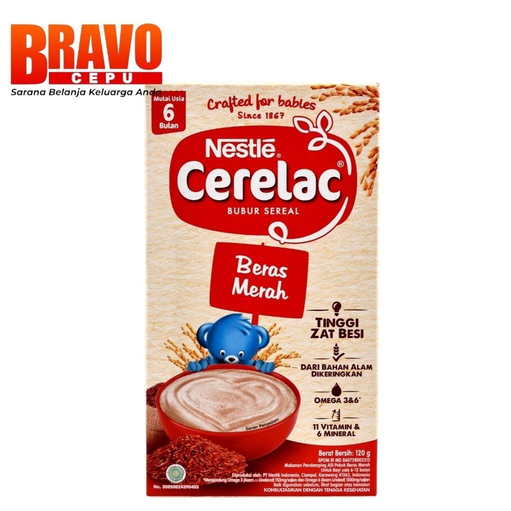 Nestle Cerelac Beras Merah 120g