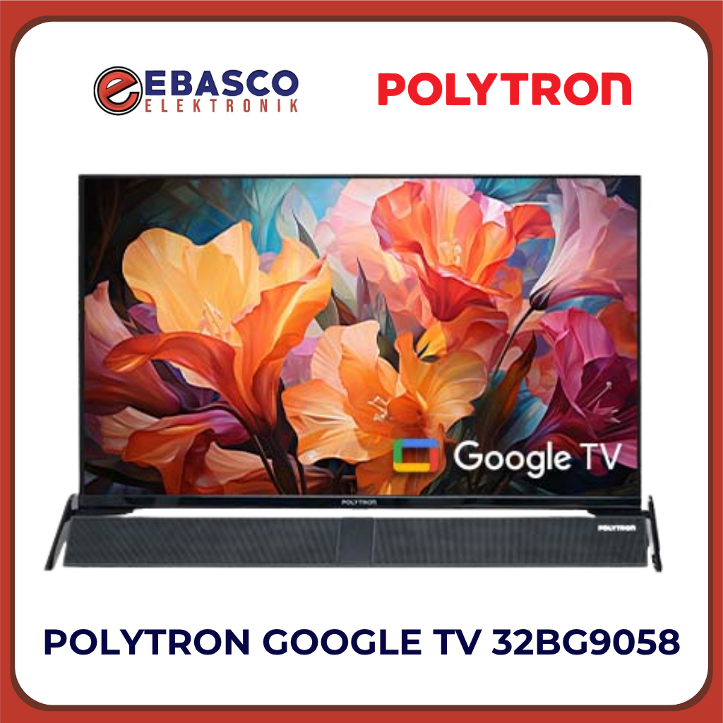 POLYTRON Led Google Tv 32BG9058 32 Inch  Full HD Garansi Resmi