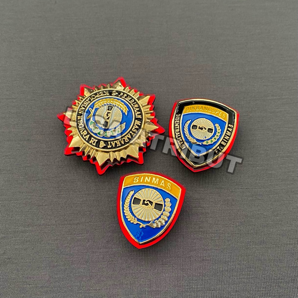 PIN BINMAS / RODA BINMAS / PIN DIKBANGSPES BINMAS / PIN BINMAS POLRI / RODA BINMAS POLRI