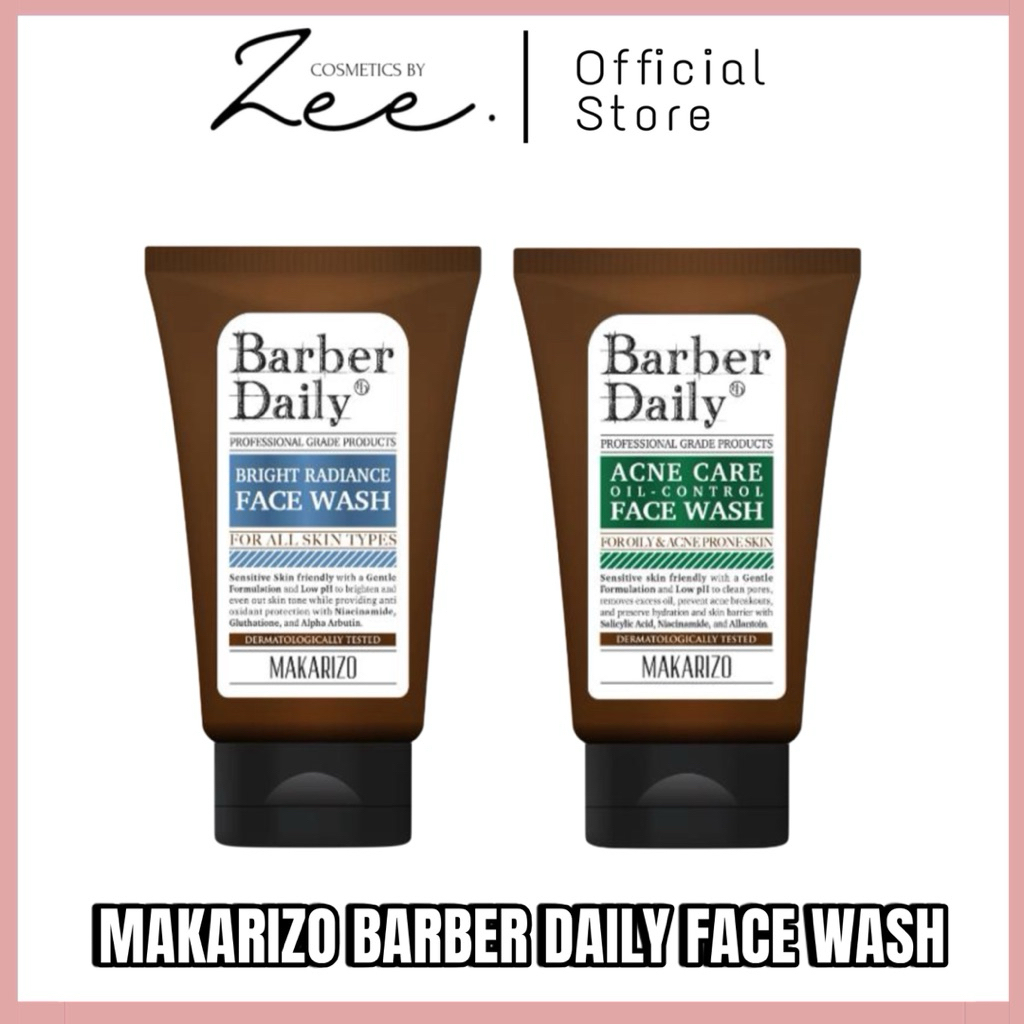 MAKARIZO BARBER DAILY Face Wash - Face Wash Makarizo - Barber Daily Bright Radiance Face Wash - Barb