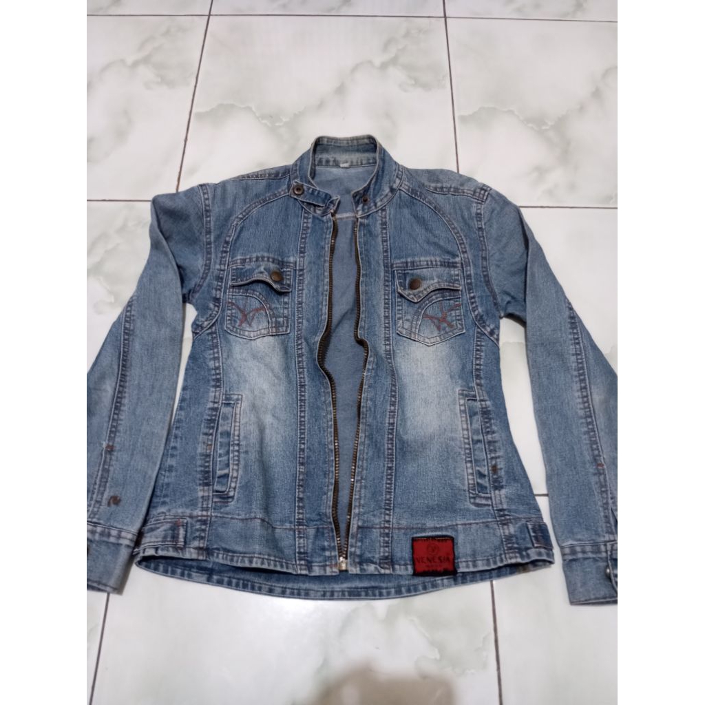 JACKET JEANS WANITA PL (BACA DESKRIPSI)