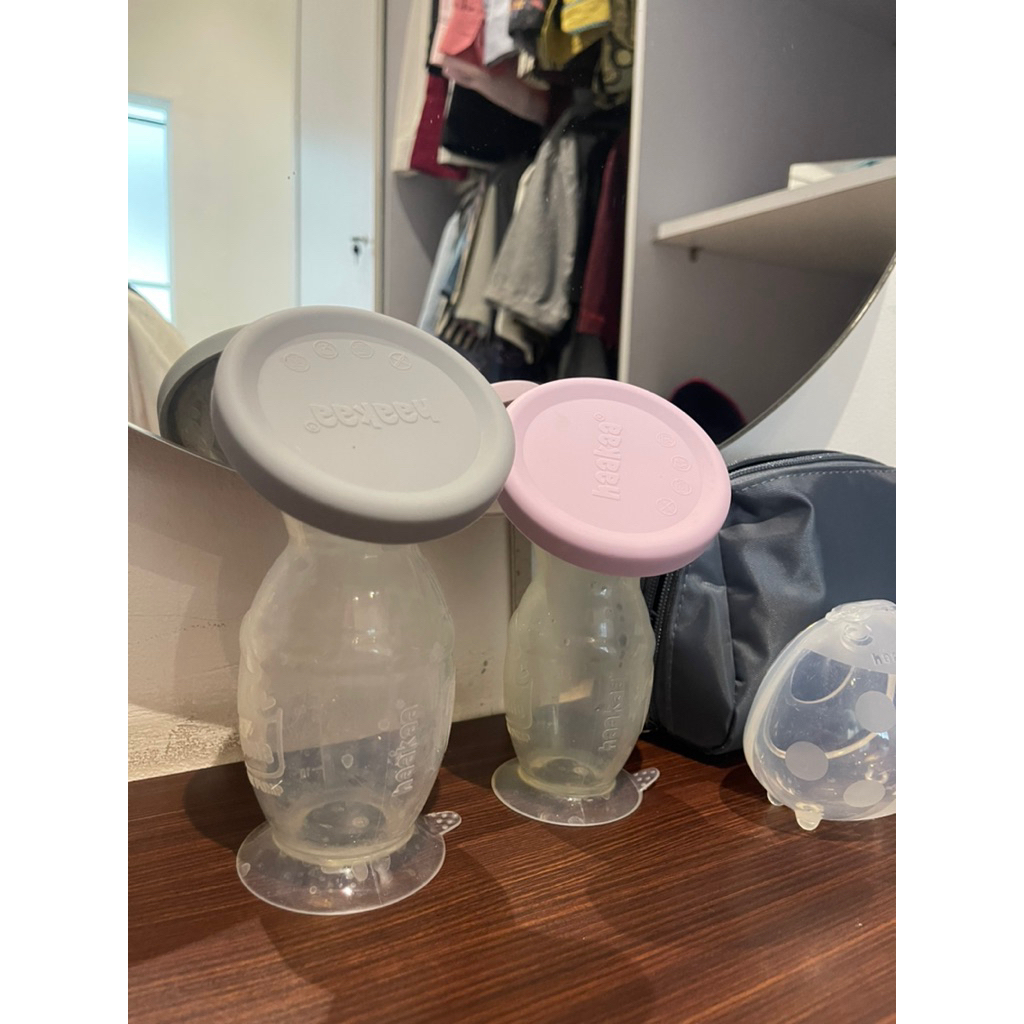 PRELOVED Haakaa silicone pump + LID CAP 100 & 150ml