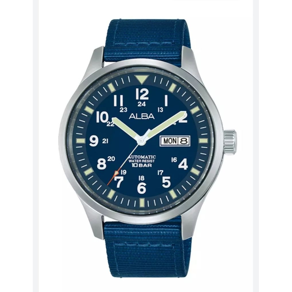 Jam Tangan ALBA AL4219X1 Tali Biru Dasar Biru