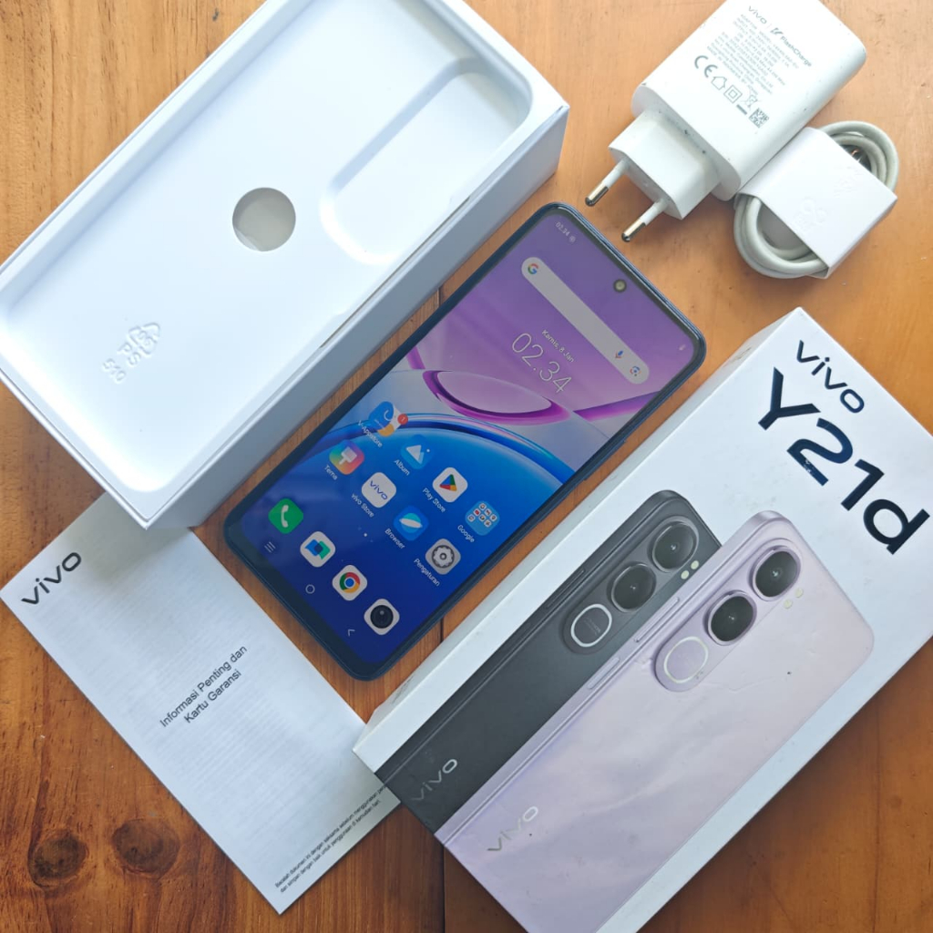 VIVO Y21D SECOND 4/128GB HANDPHONE SECOND HP SEKEN HP BEKAS HP MURAH