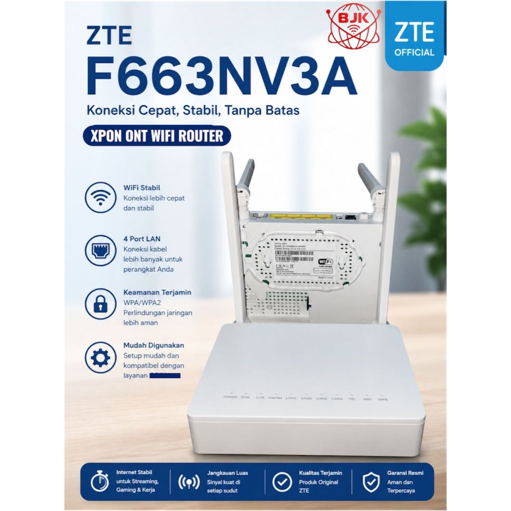 ROUTER ZTE F663NV3A XPON