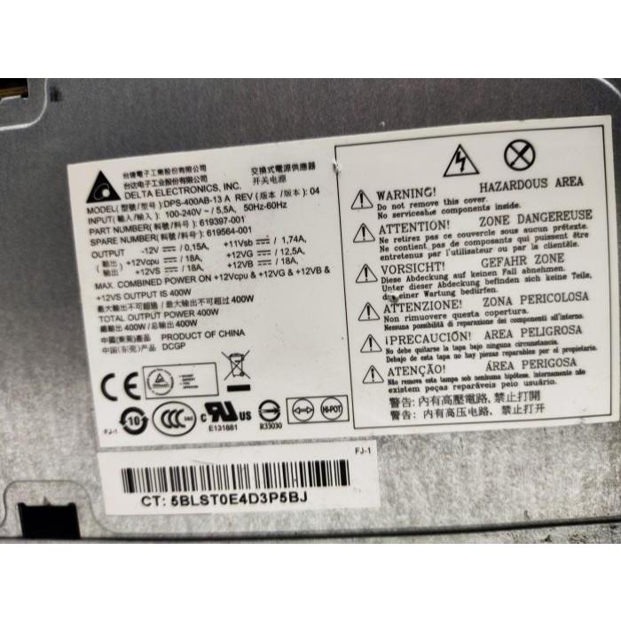 POWER SUPPLY HP Z210 Z220 DPS-400AB-13 A 400WATT ( BERGARANSI )