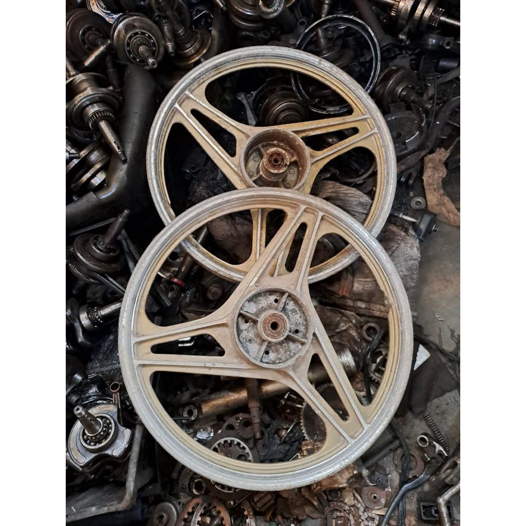 velg veleg veleh velah pelk pelek roda resing depan belakang jialing grand supraX astrea supra super