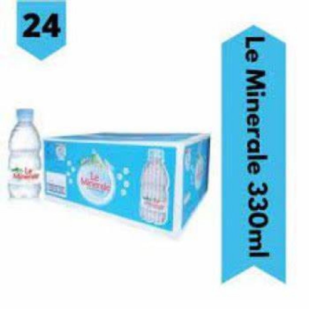 Le Minerale 330ml Mini Air Mineral Botol Kecil 1 Dus 24 Botol