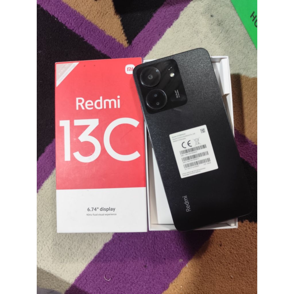 redmi 13c ram 8/256gb lengkap (Second)