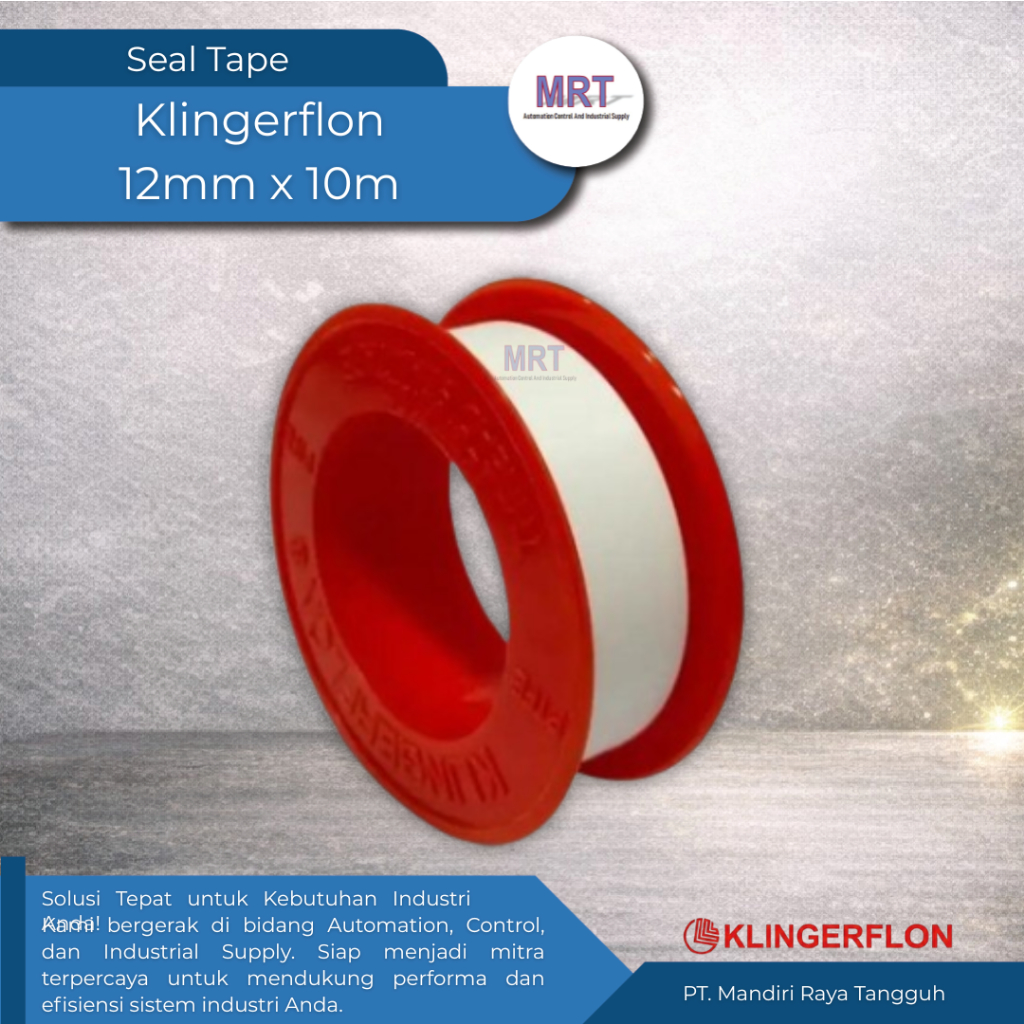 Klingerflon PTFE Tape 12mm x 10m – Seal Tape / Teflon Tape Pipa
