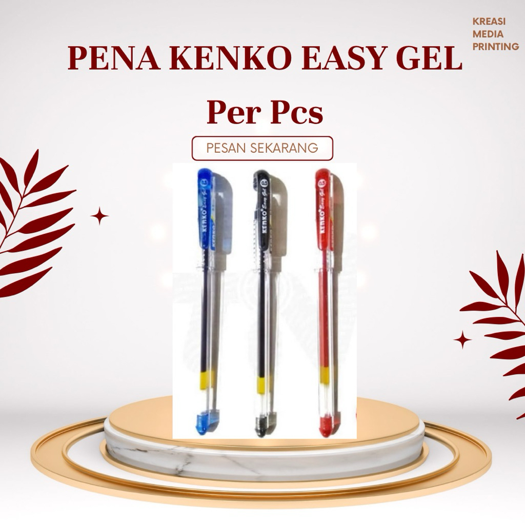 PENA KENKO EASY GEL SATUAN PER PCS | ORIGINAL ASLI | PENA TINTA