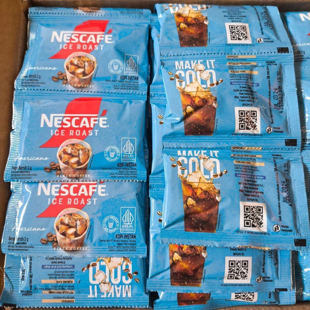 Nescafe Sachet 20gr - Tanpa Gula, Tanpa Ampas, Tanpa Kreamer