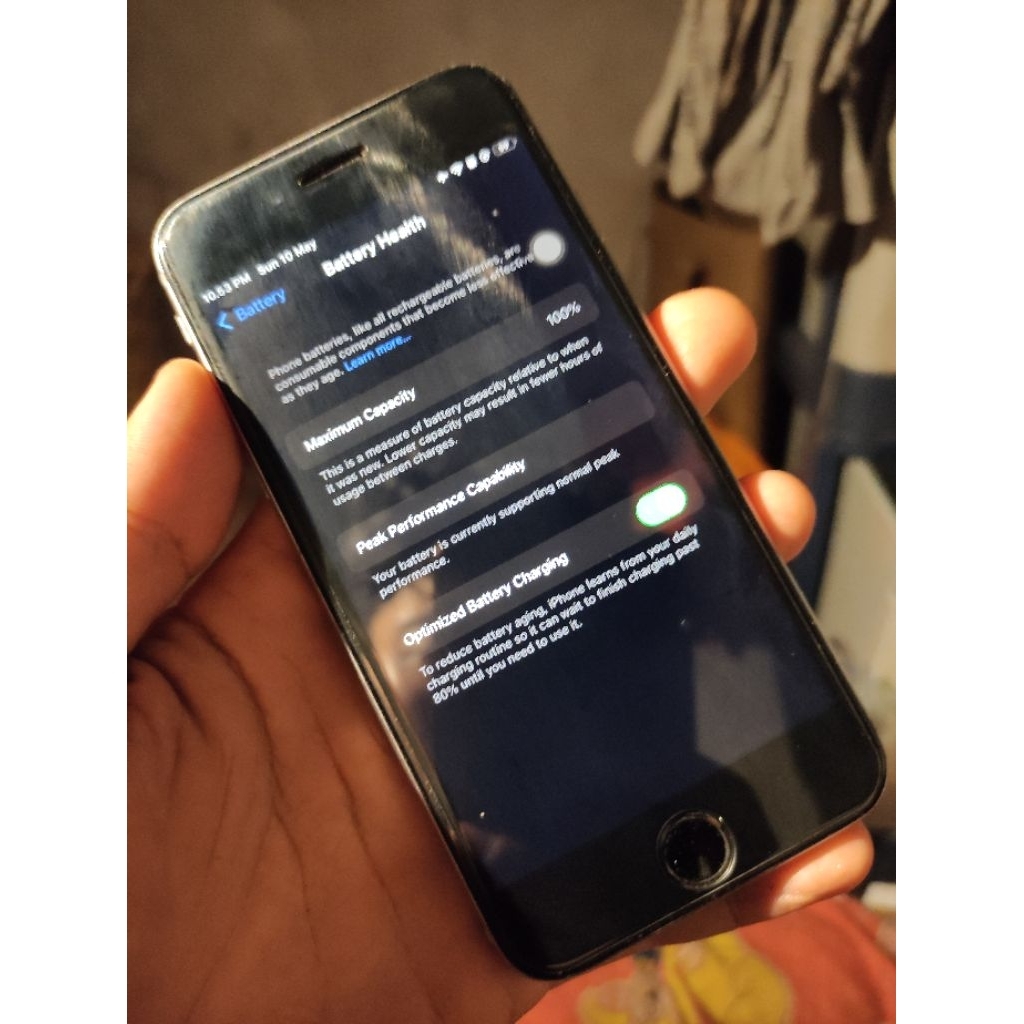 iPhone 6S Deep Gray Black Bekas Original