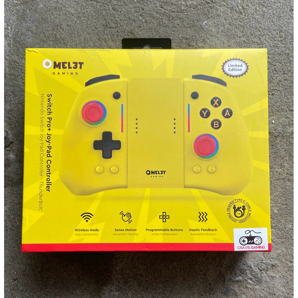 omelet joycon pro + joypad controller nintendo switch
