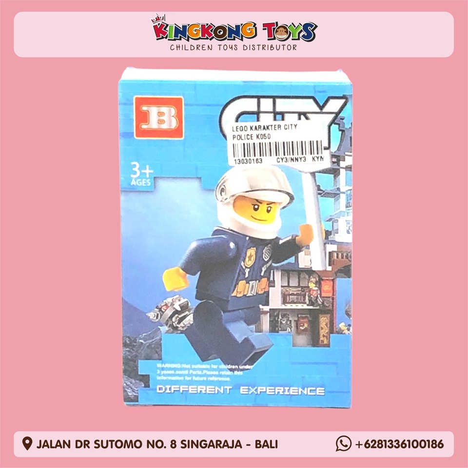LEGO KARAKETER CITY POLICE/MAINAN LEGO POLISI KOTA/ MAINAN EDUKASI