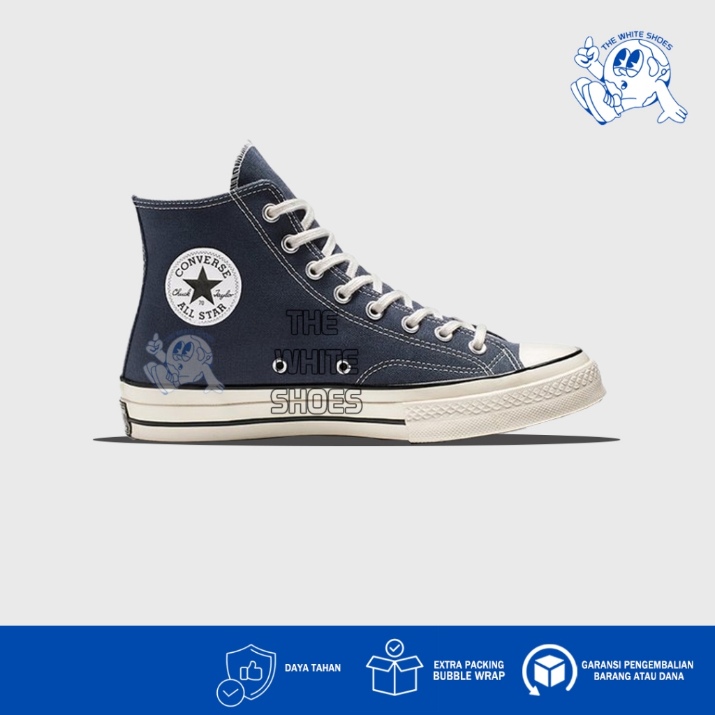 Sepatu Converse  Chuck 70s Hi Obsidian Egret