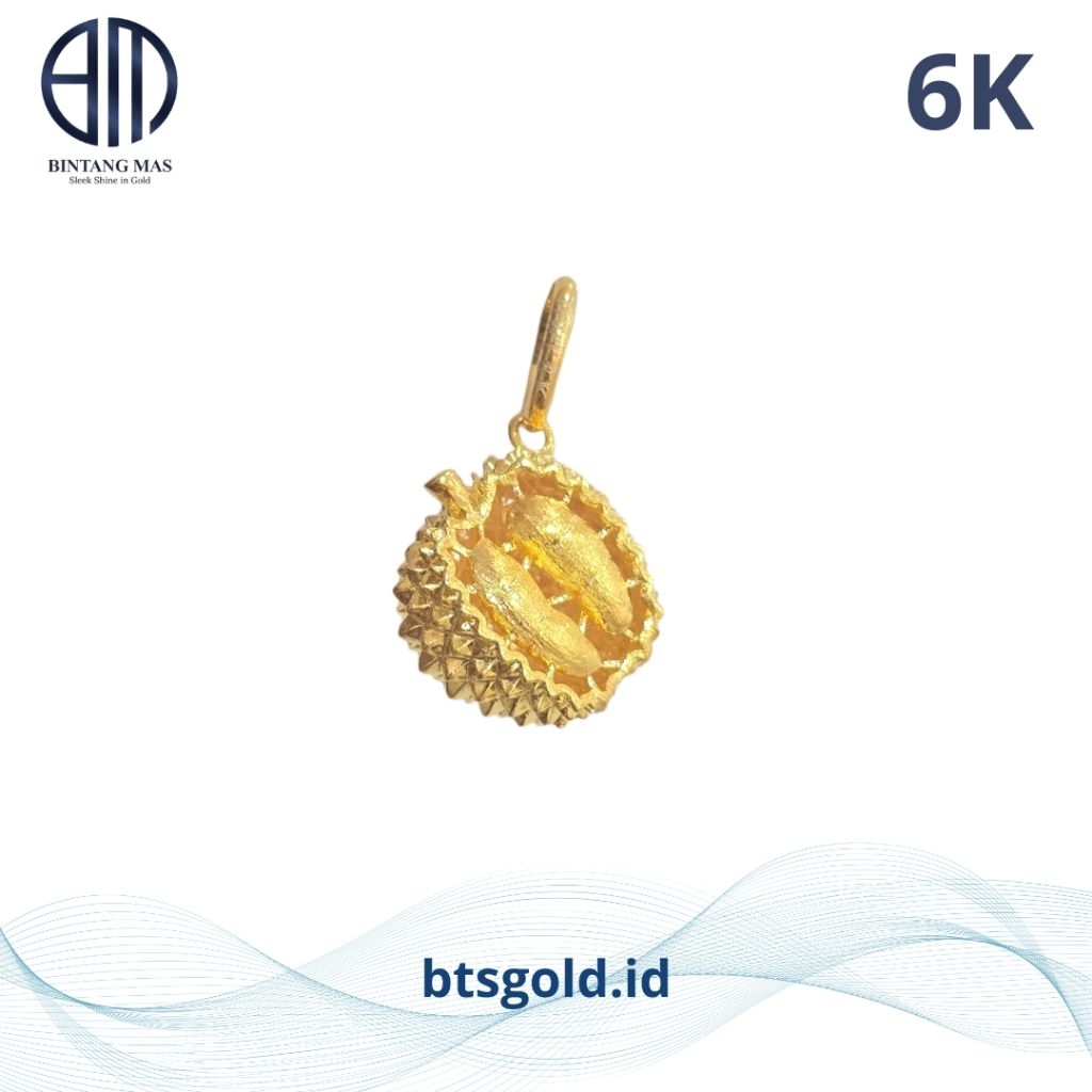 Liontin Emas Durian | 6K