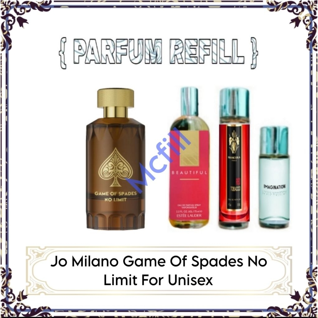 Parfum Refill Jo Milano G of S No Limit For Unisex