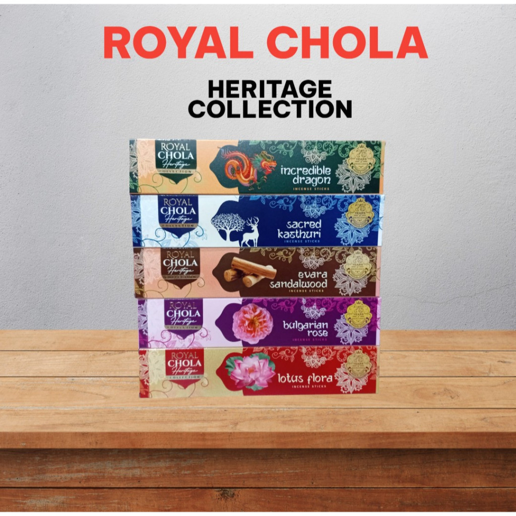 Dupa India Aromaterapi ROYAL CHOLA Heritage Collection Recta PACK