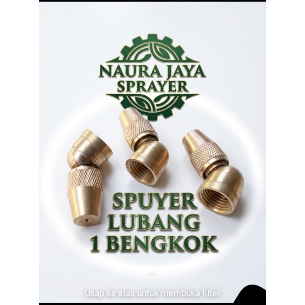 nozzle/spuyer lubang 1 bengkok noar