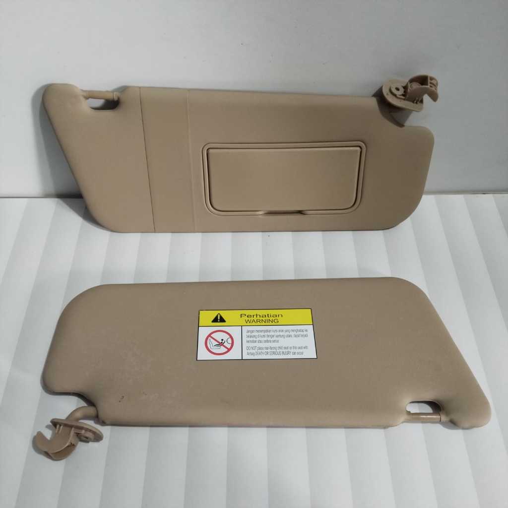 sun visor wuling confero cortez original - cream