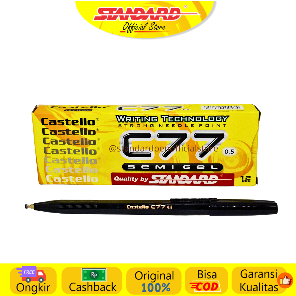 Standard - Pulpen AE7 C77 0.5 ( Alat Tulis / Pen / Ballpoint / Pena )