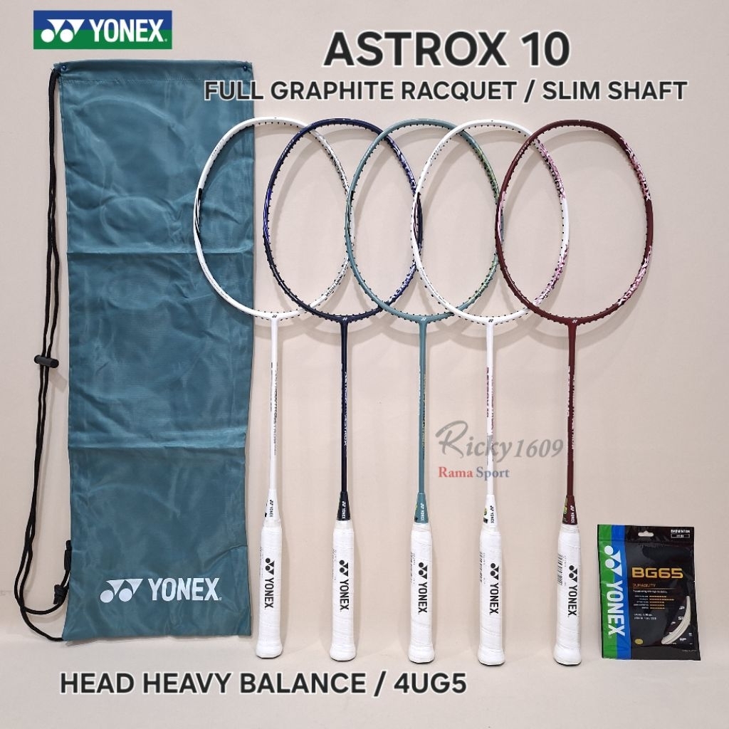 RAKET BADMINTON YONEX ASTROX 10 (Edisi Terbaru 2026 - Head Heavy Balance - Full Graphite) ORIGINAL Y