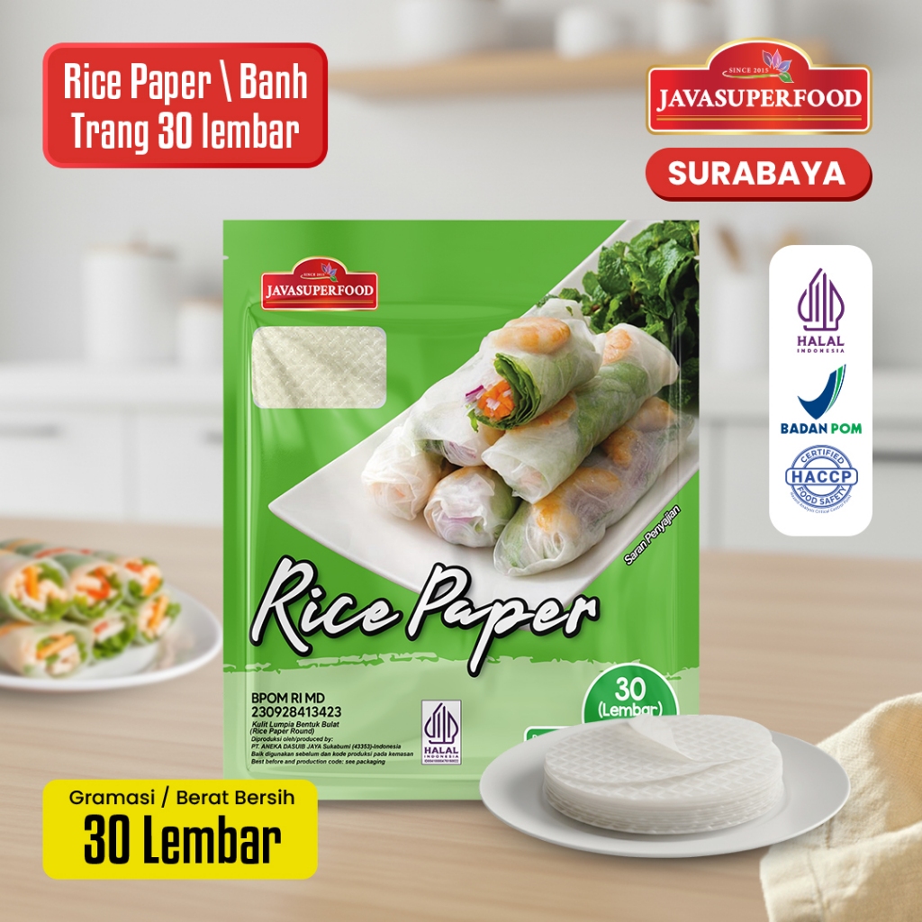 Banh Trang High Quality Rice Paper 22 cm /  Rice Paper / Kulit Lumpia Vietnam Rice Paper 300g / rice