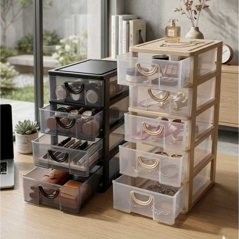 Rak Serbaguna Hilton Susun 4 & 5 Large - Laci susun 4 & 5  Besar / Laci Mini / Rak Susun Aksesoris M