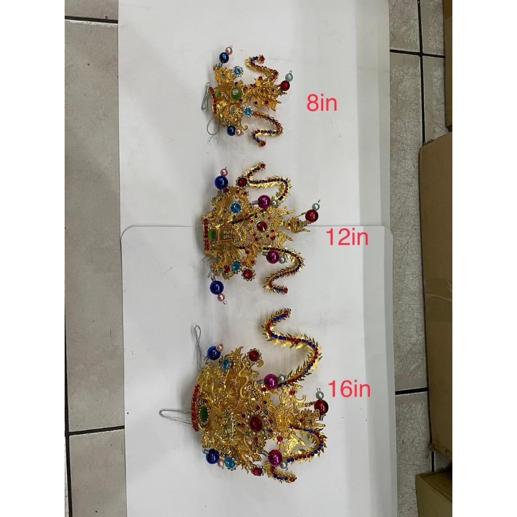 Topi Naca Nezha Rocia / Sun Go kong kera sakti bulu Topi emas Locia Sun wu gong uk 8 in 12 in dan 16