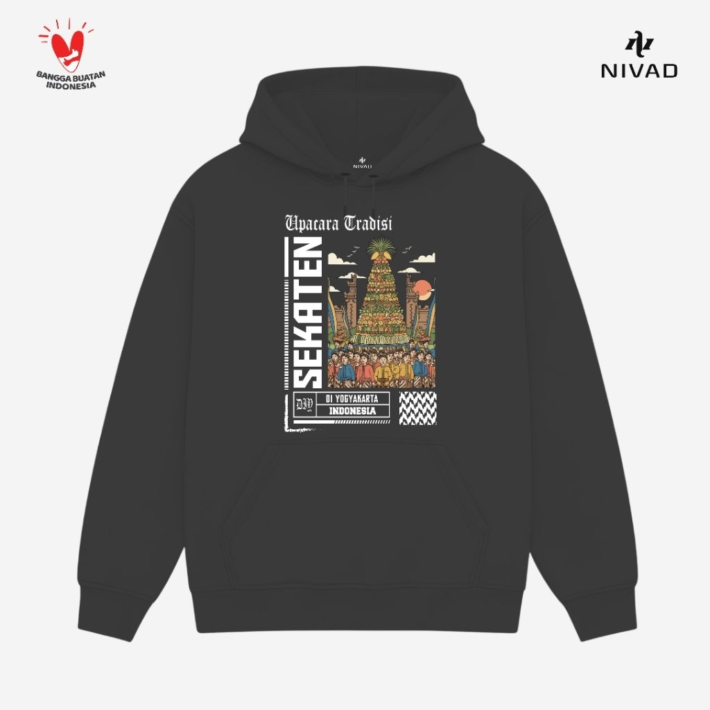 Nivad Sweater Hoodie Upacara Tradisional Yogyakarta Sekaten