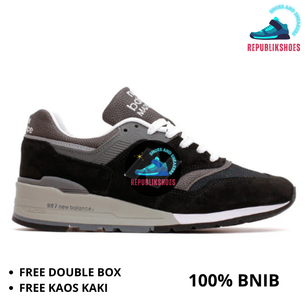 Sneakers Pria 997 Black