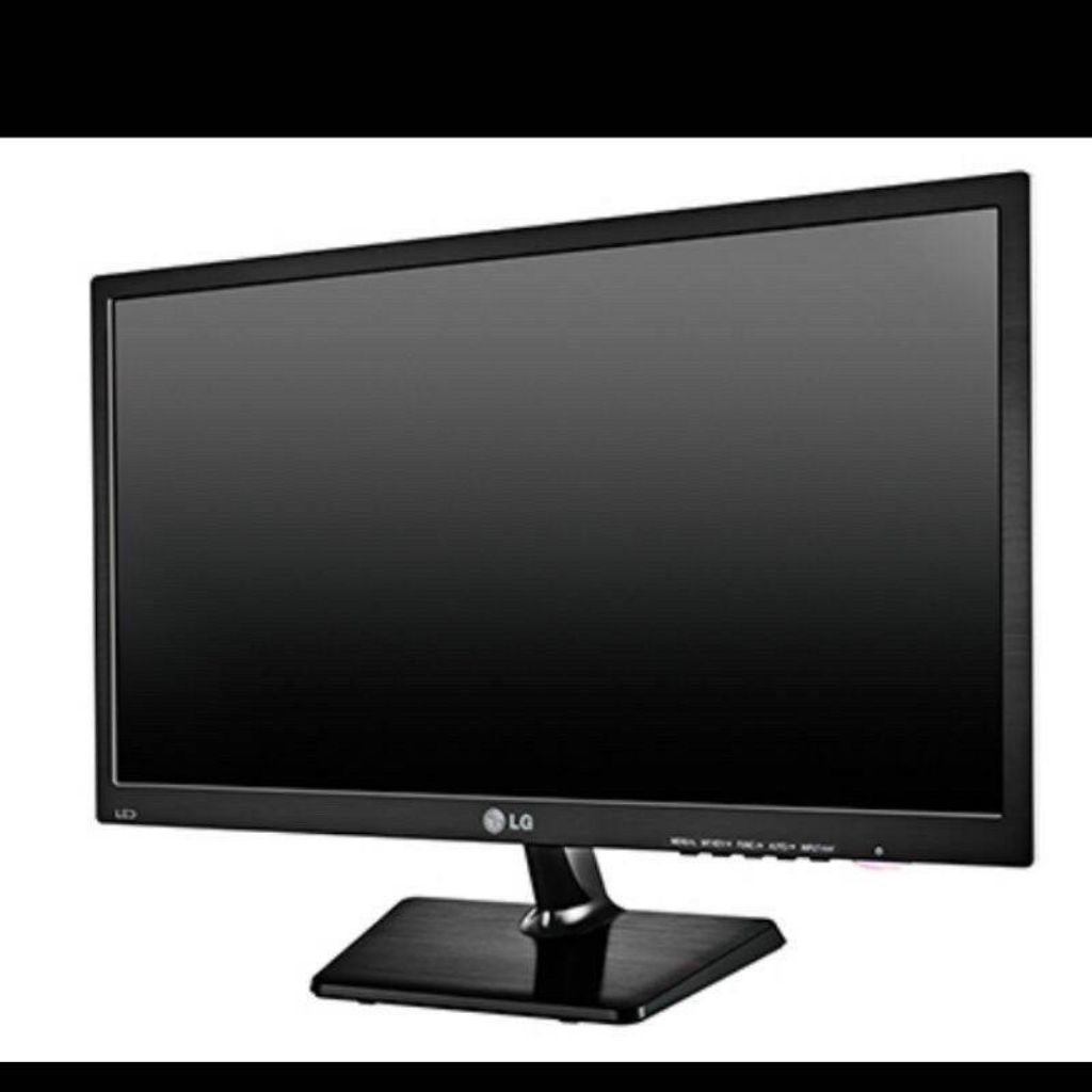 Led monitor LG 19 inch bekas normal