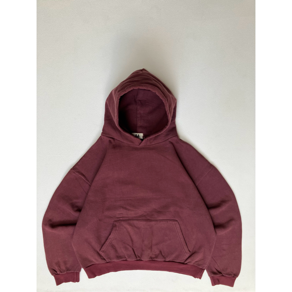 Faded Maroon Blank Hoodie / CC363
