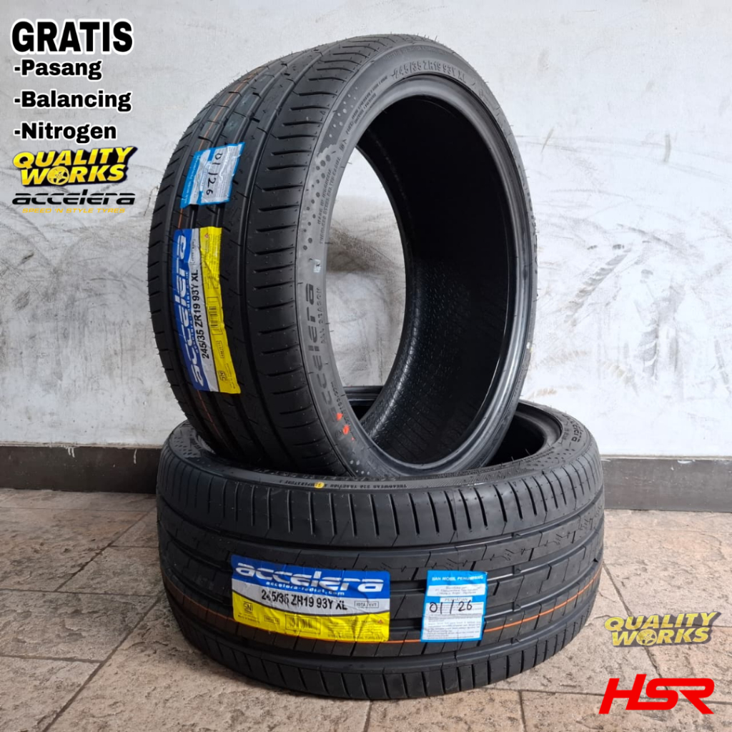 BAN MOBIL 245 35 R19 ACCELERA IOTA EVT BAN MOBIL RING 19 UKURAN 245/35 R19 TUBLES
