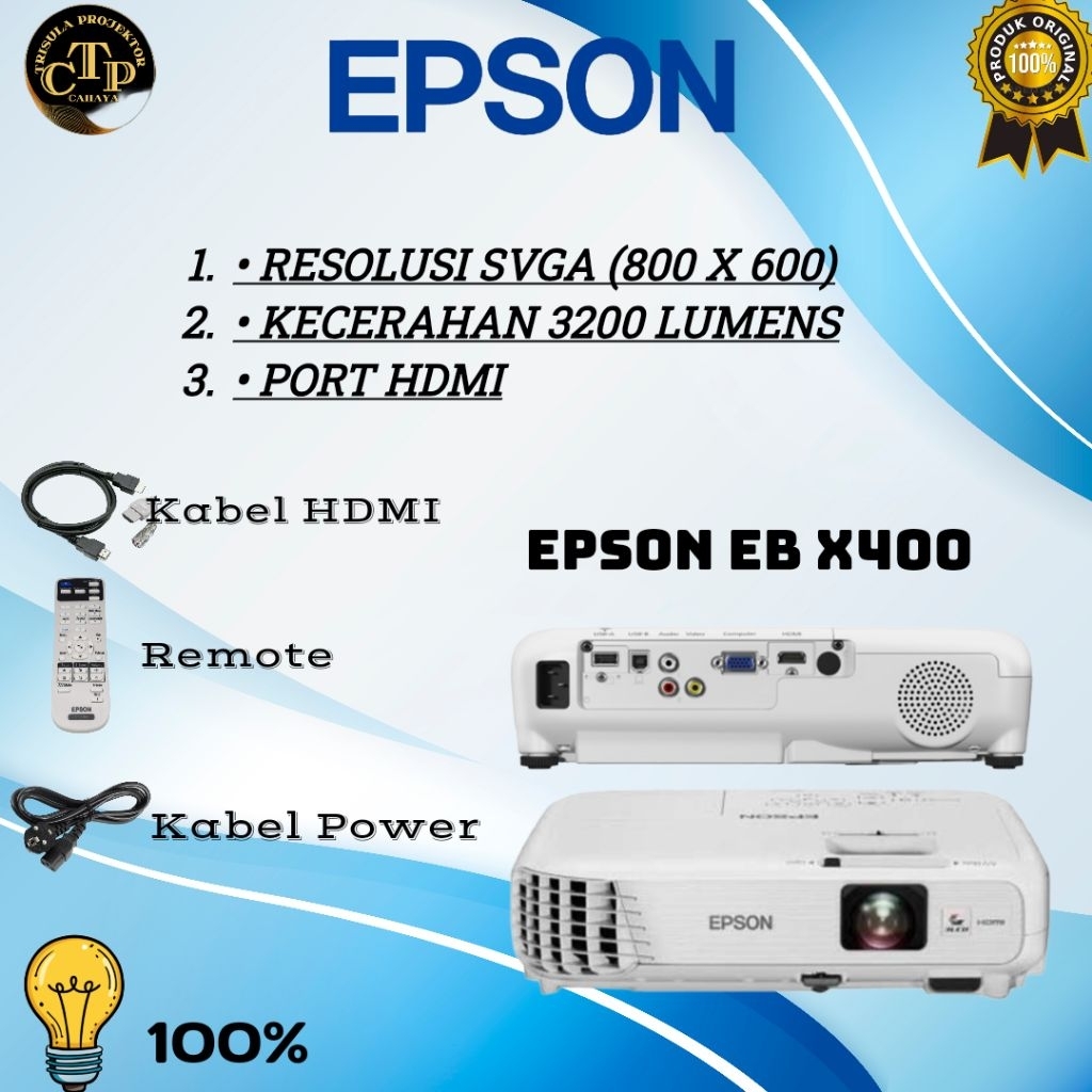 Projektor Epson Eb X400