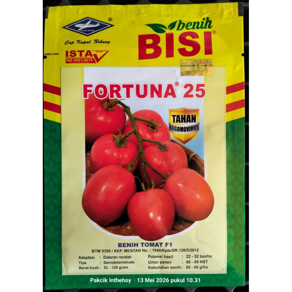 BENIH TOMAT FORTUNA 25 5 GRAM