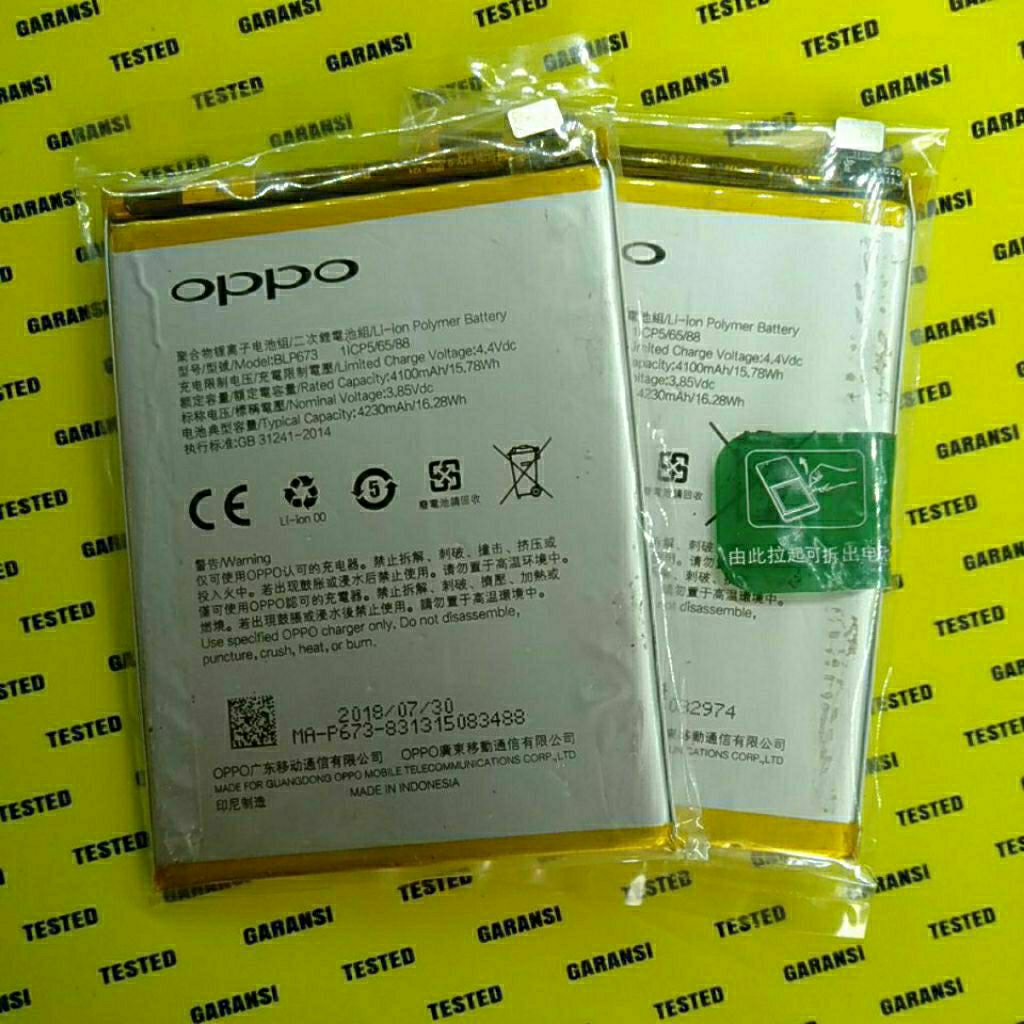 Baterai BLP673 OPPO A5S Ori Copotan Tested Normal Lancar Siap Pasang Battery Garansi Siap Pasang pro