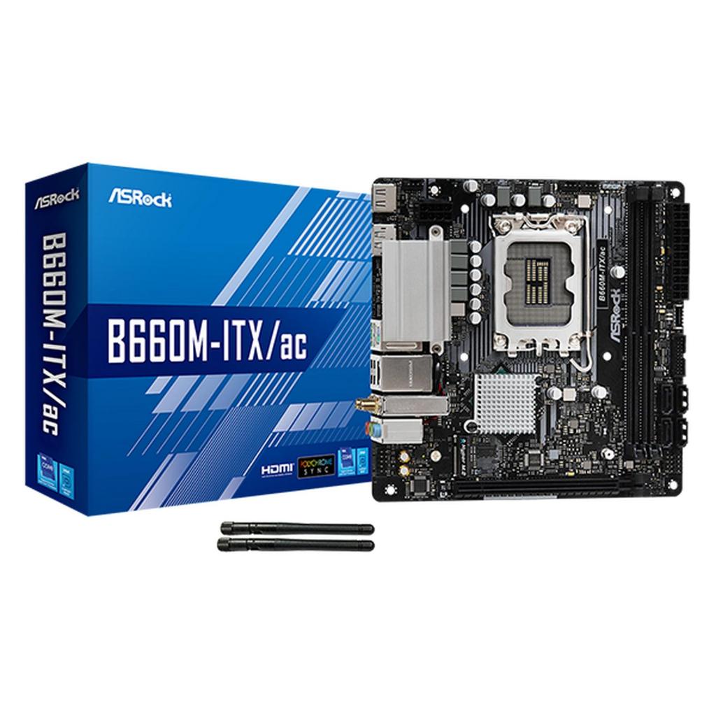 ASROCK Motherboard B660M-ITX/AC