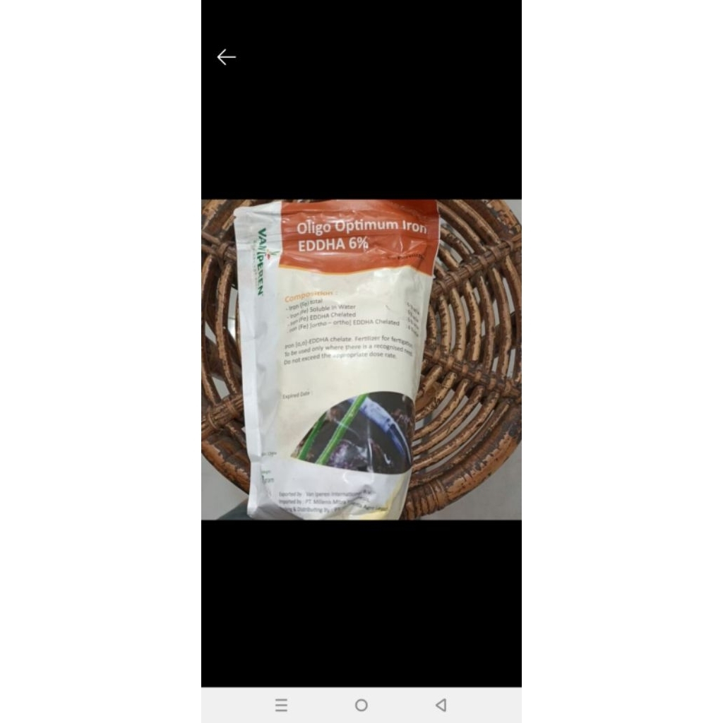 Pupuk Oligo Optimum iron (Fe) eddha 6%