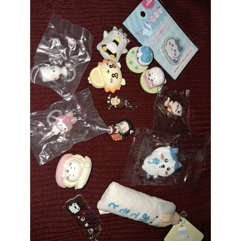 WTS PRELOVED MAINAN JEPANG CHIIKAWA SANRIO MONCHICHI DEMON SLAYER