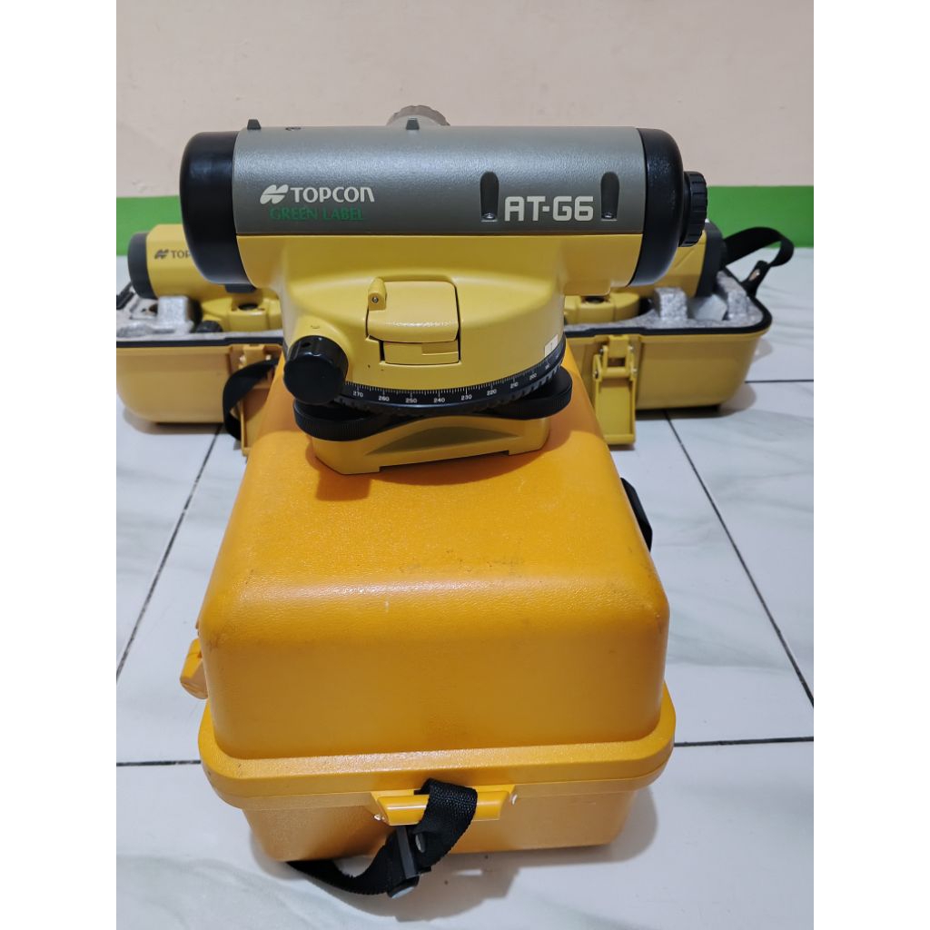 Auto Level Topcon ATG-6 Bekas Lengkap 1sett