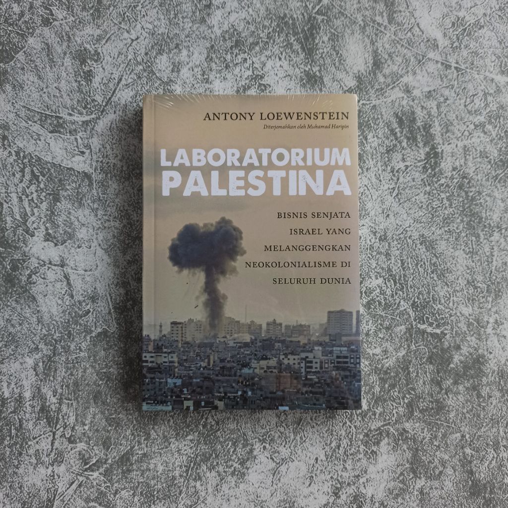 BUKU LABORATORIUM PALESTINA ANTONY LOEWENSTEIN - MARJIN KIRI - FREE POSTER