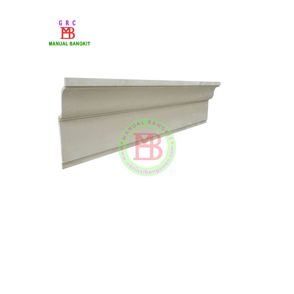 Lisplang GRC Polos Batubara