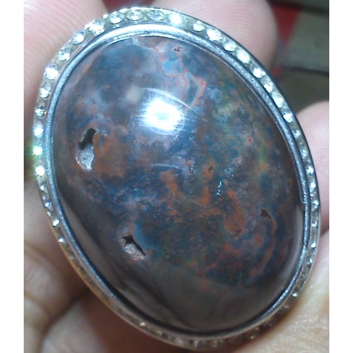 cincin akik nogosui nogo sui klawing motif abstrak semi mumbul