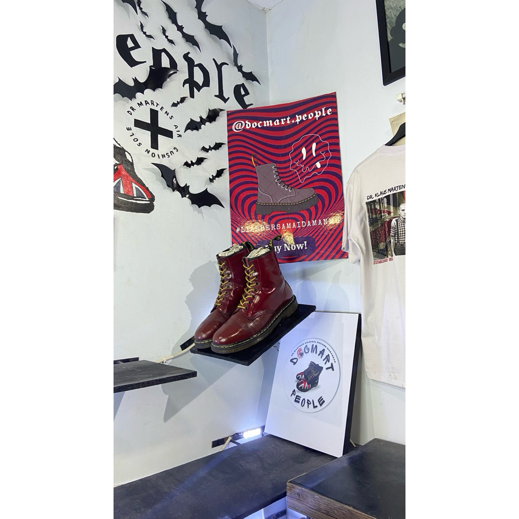 Dr Martens 1460 Red Cherry Smooth