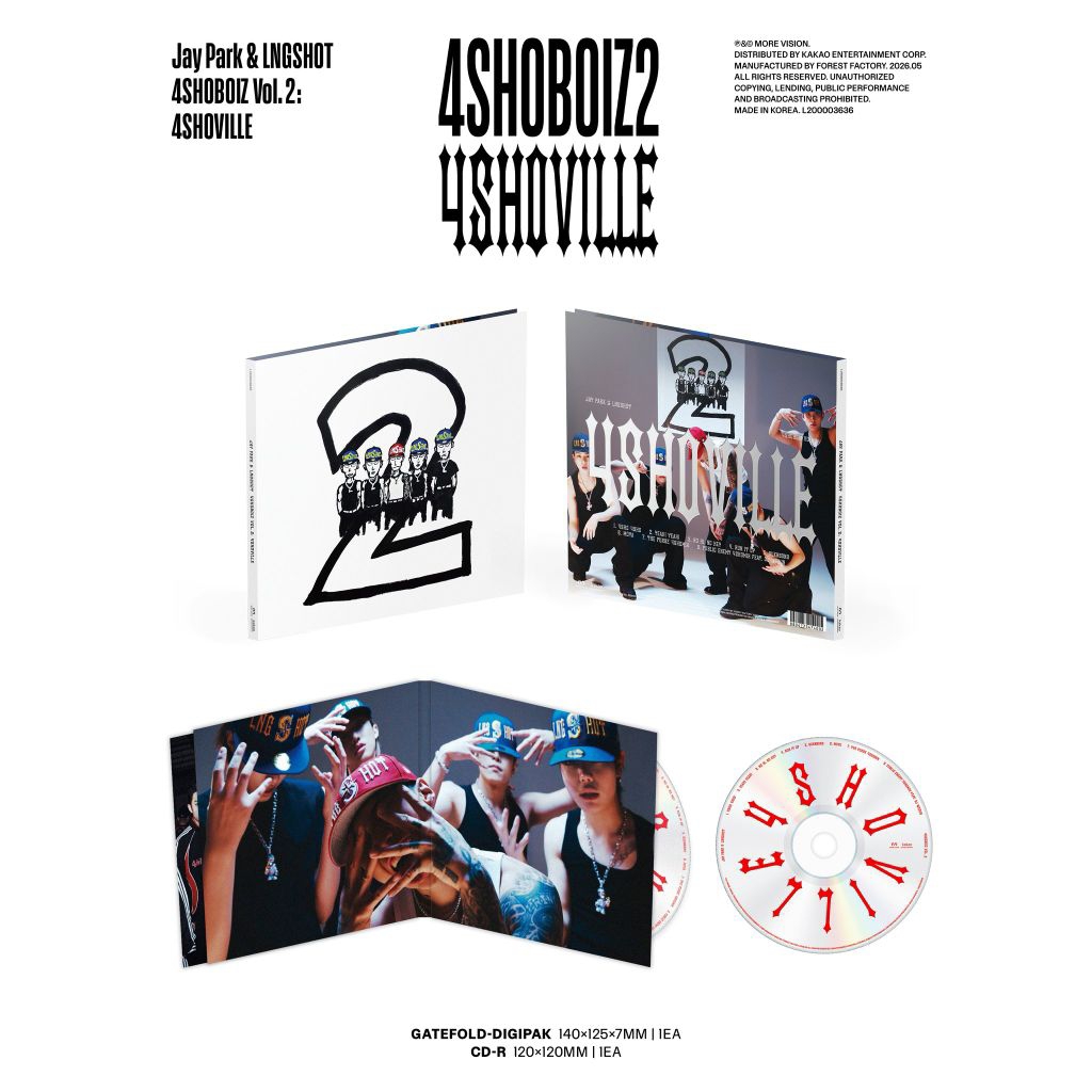 [LIMITED STOCK] OPEN PO Album Jay Park & LNGSHOT Mixtape [4SHOBOIZ Vol. 2: 4SHOVILLE]