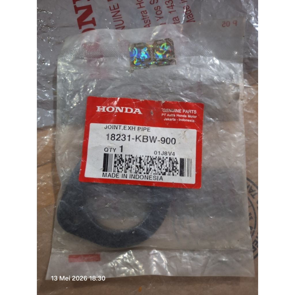joint exhaust besi ring klem knalpot honda tiger lama lawas mp hiu original ahm honda 18231-kbw-900